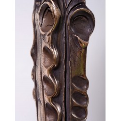 Stâlpnic IV - sculptură în bronz, artist Liviu Bumbu